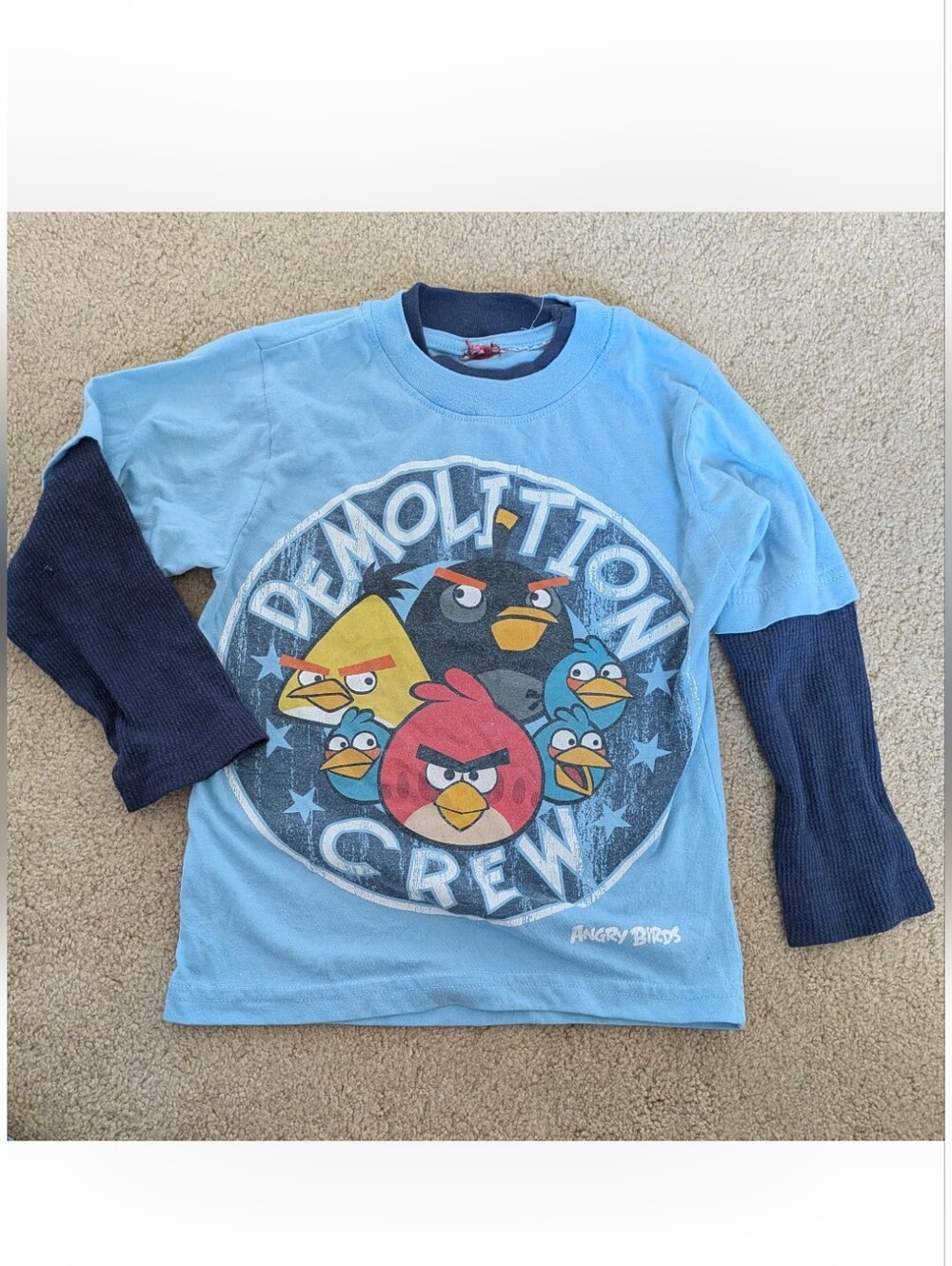 Angry Birds Long-Sleeve Kids Shirt
